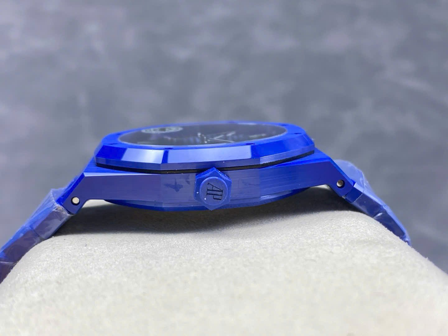 Audemars Piguet Super Clone Watch Royal Oak 15500 Ceramic Blue APS Factory 41mm - Image 6