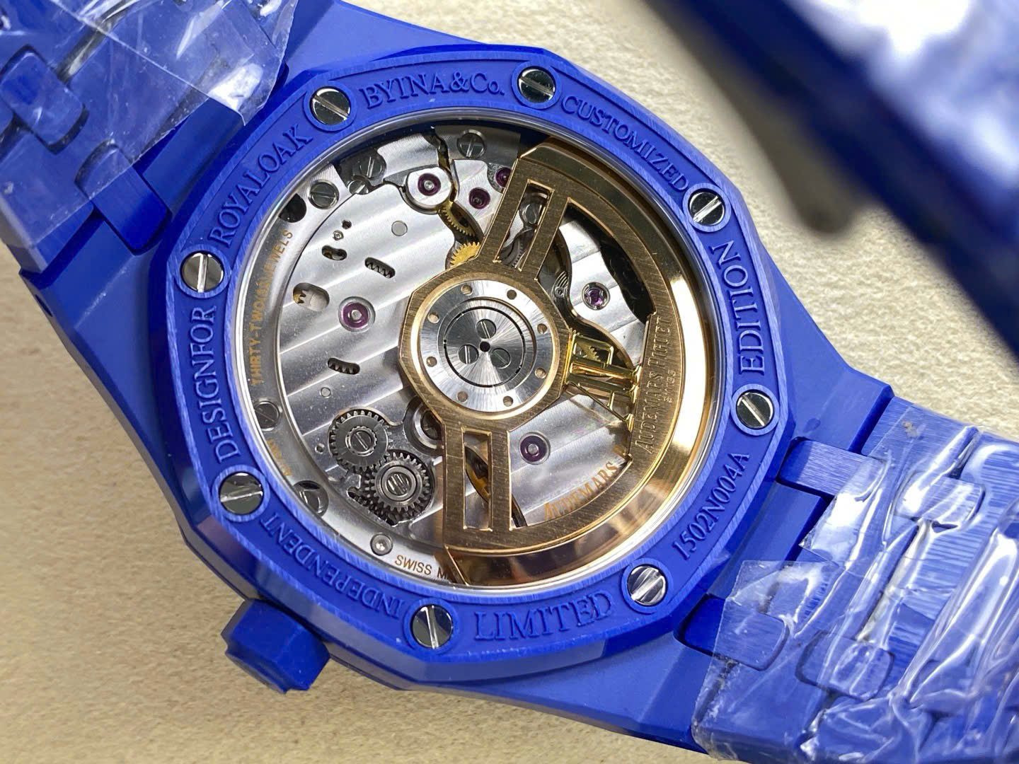 Audemars Piguet Super Clone Watch Royal Oak 15500 Ceramic Blue APS Factory 41mm - Image 8