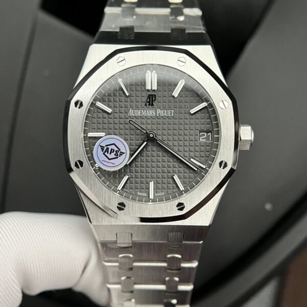 Dong Ho Audemars Piguet Royal Oak 15500ST Mat Xam Nha May APS 41mm 3 1