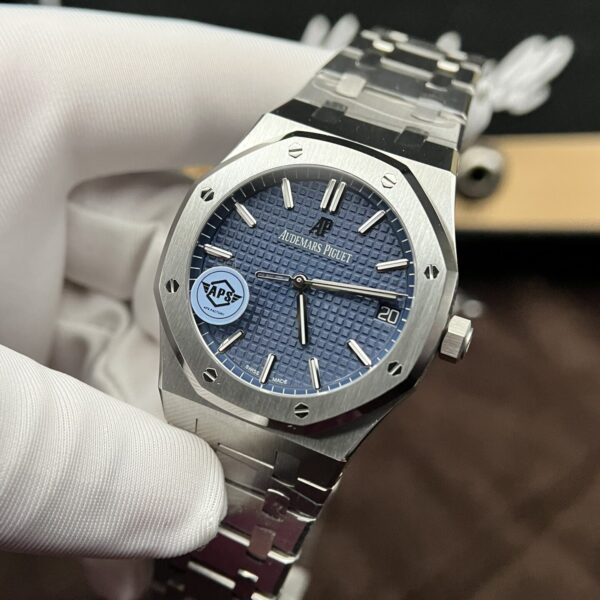 Dong Ho Audemars Piguet Royal Oak 15500ST Mat Xanh Duong APS 41mm 2 1