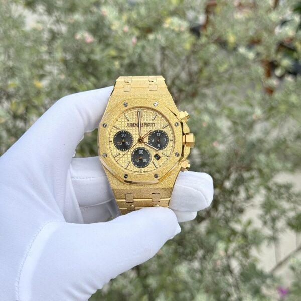 Dong Ho Audemars Piguet Royal Oak 26331 Frosted Gold Replica 11 41mm 6 1