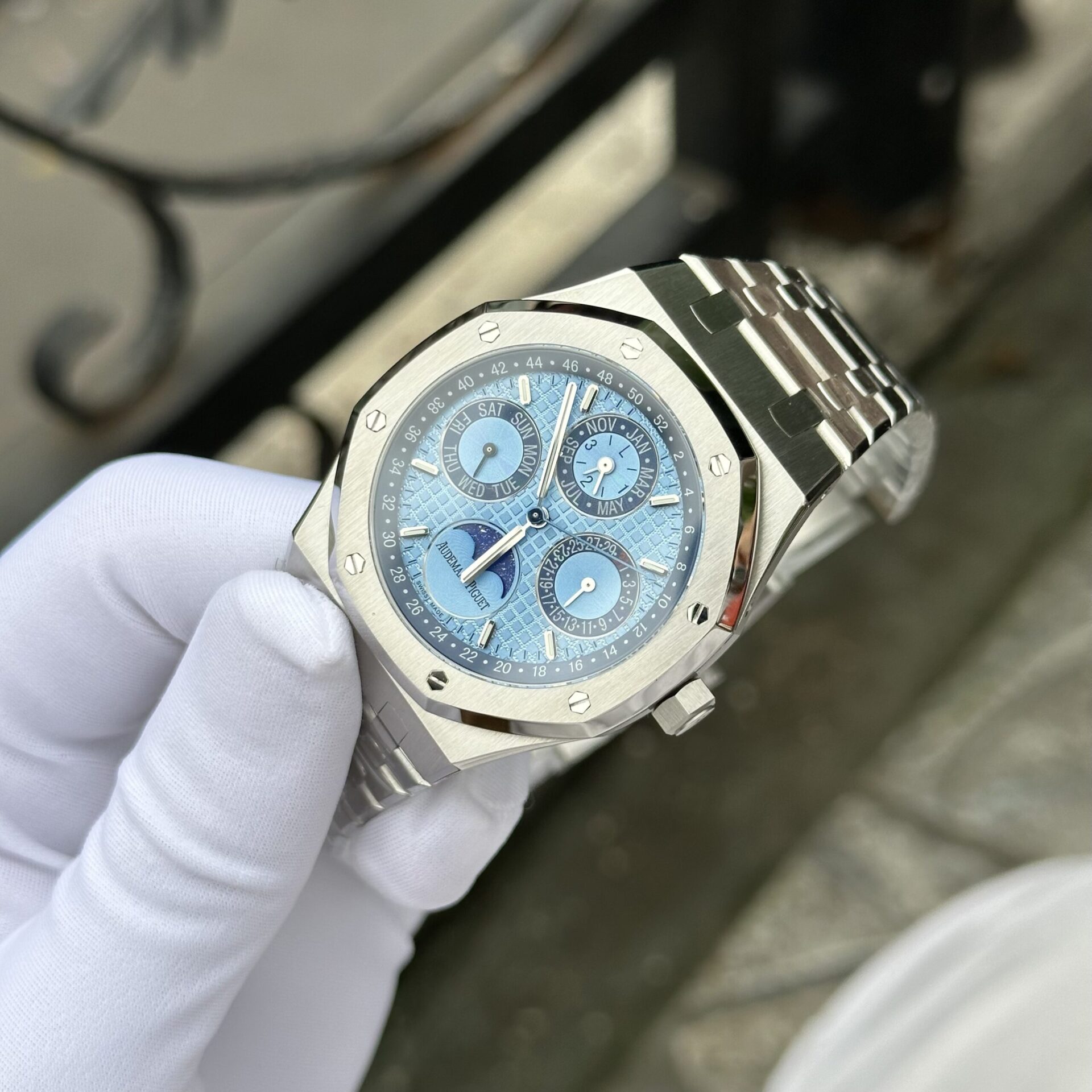 Audemars Piguet Royal Oak 26574ST Super Clone Watches Blue Dial 41mm - Image 4