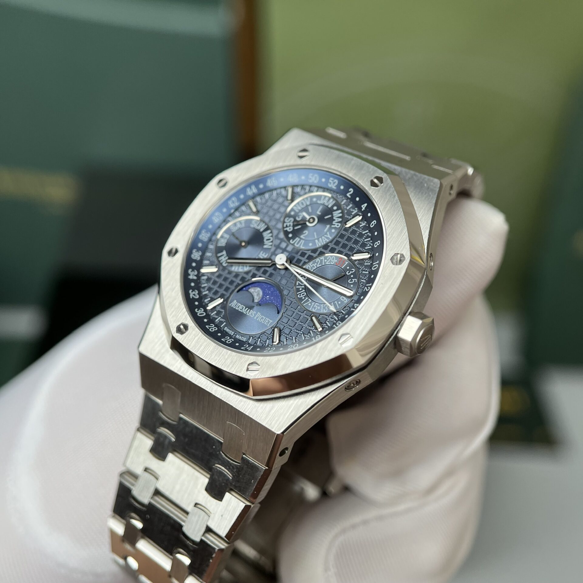 Audemars Piguet Super Clone Watches Royal Oak 26574ST Blue Dial 41mm - Image 3