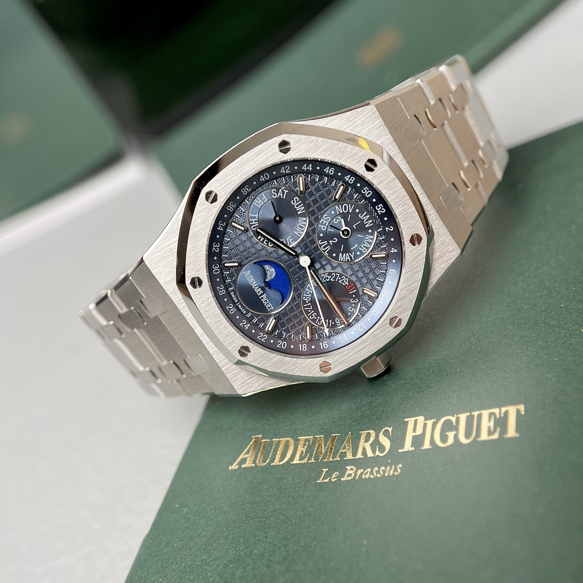 Audemars Piguet Super Clone Watches Royal Oak 26574ST Blue Dial 41mm - Image 5