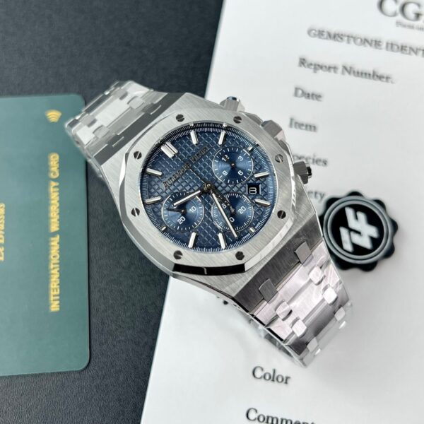 Dong Ho Audemars Piguet Royal Oak 26715ST Mat Xanh Nha May ZF 38mm 1 1