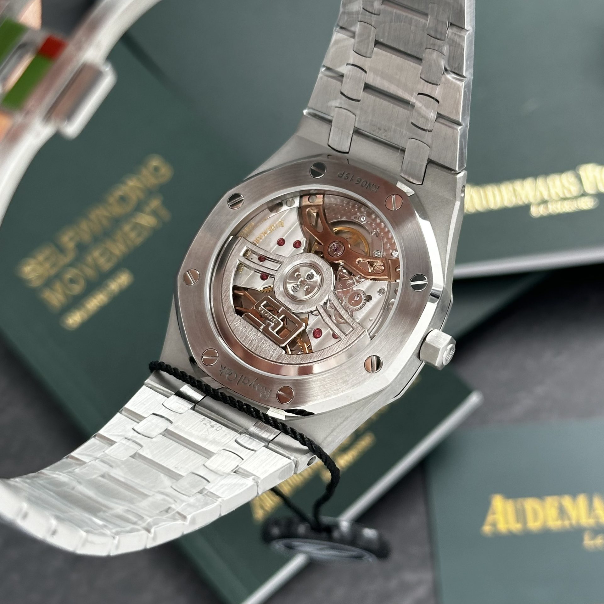 Audemars Piguet Super Clone Watches Royal Oak Jumbo Extra-Thin 15202ST Blue Dial 39mm - Image 6