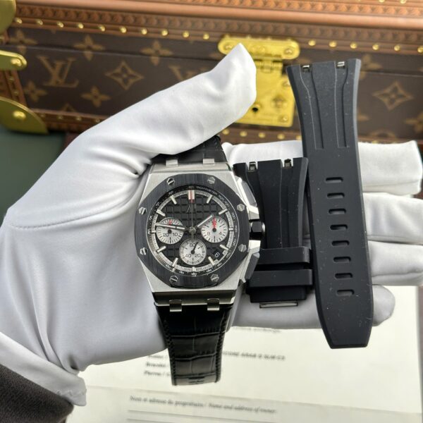 Dong Ho Audemars Piguet Royal Oak Offshore Chronograph 26420 Rep 11 Cao Cap Mat Den Nha May APP 43mm 4 1