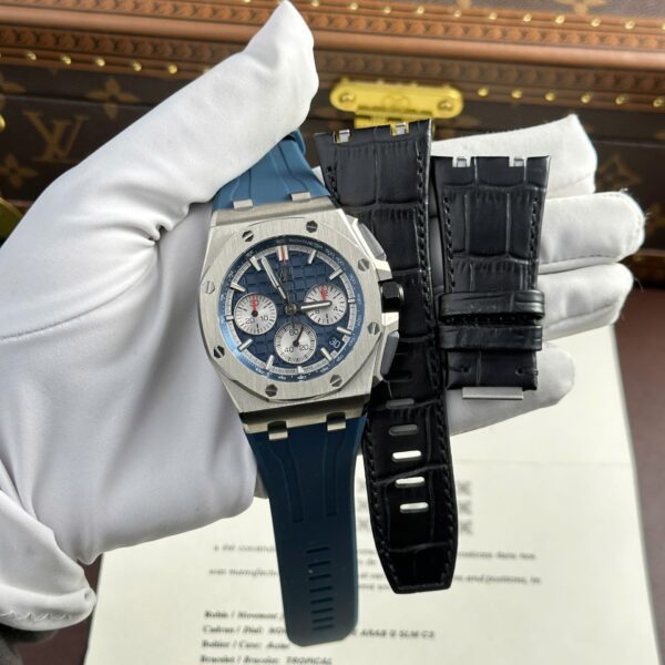 Dong Ho Audemars Piguet Royal Oak Offshore Chronograph 26420 Replica 11 Mat Xanh Nha May APP 43mm 2 1