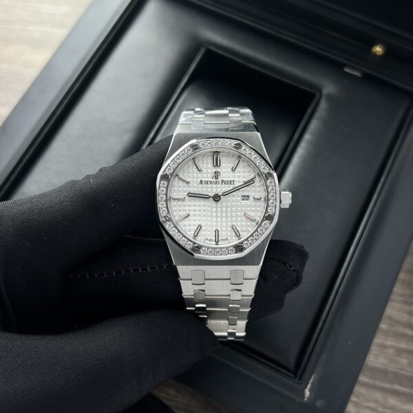 Dong Ho Audemars Piguet Royal Oak Replica 11 Nu Mat Trang 34mm 2 scaled 1