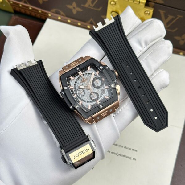 Dong Ho Che Tac Hublot Spirit Of Big Bang King Gold Vien Gom Den Nha May BBF 42mm 1 1