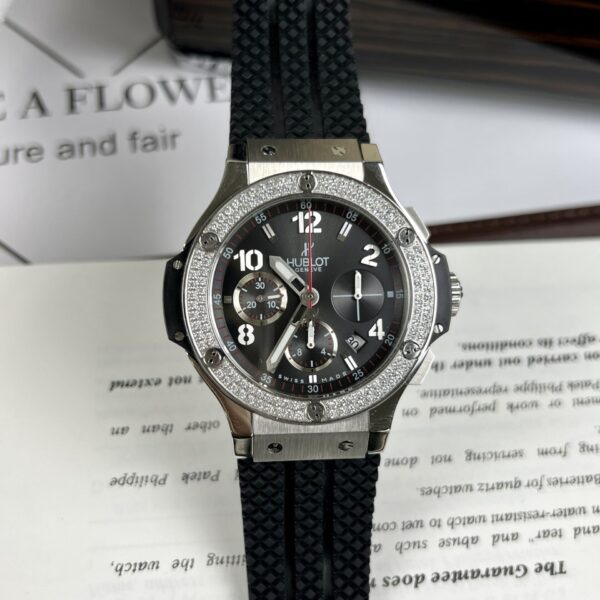 Dong Ho Hublot Big Bang Chronograph Dinh Da Replica Cao Cap 3 1