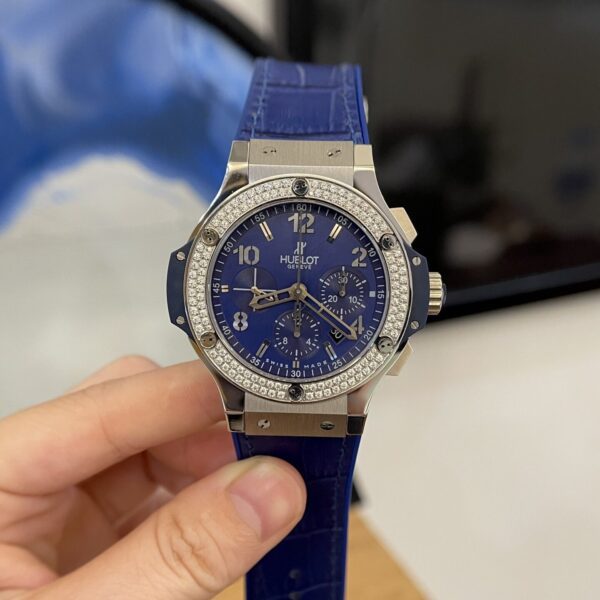 Dong Ho Hublot Big Bang Chronograph Mau Xanh Duong 44mm 1 1