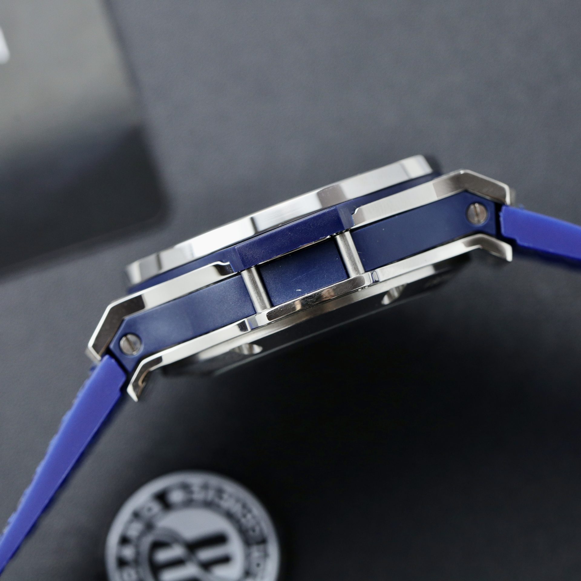 Hublot Clone Watch Big Bang Chronograph Blue Dial 44mm - Image 8