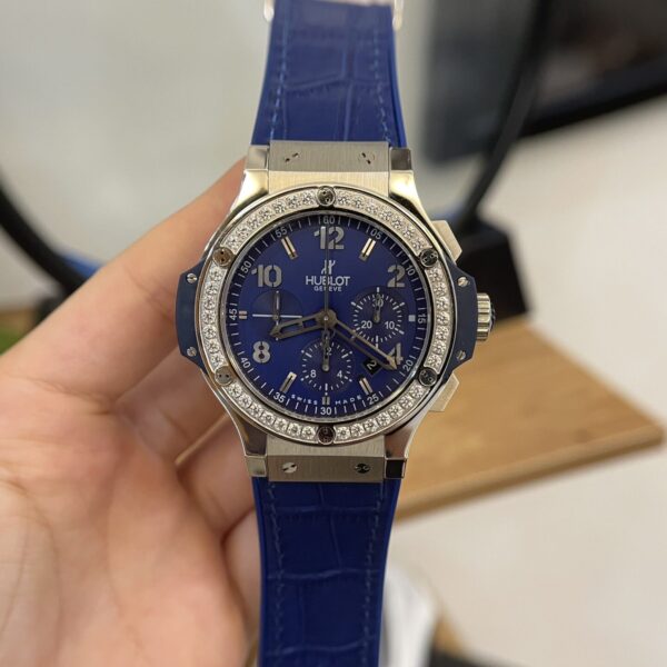 Dong Ho Hublot Big Bang Nam Dinh Da Mau Xanh Duong 1 1