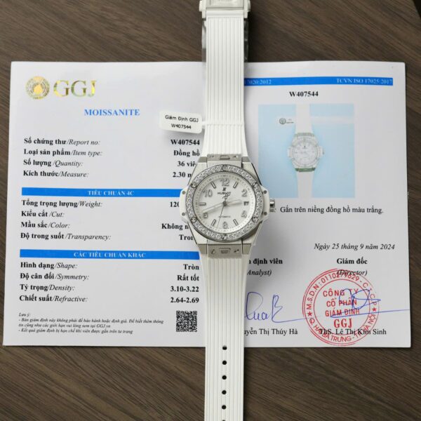 Dong Ho Hublot Big Bang One Click Titanium Dinh Moissanite Che Tac 39mm 4 1