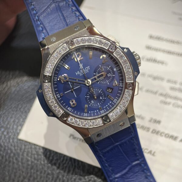 Dong Ho Hublot Big Bang Replica 11 Mau Xanh May HB4100 44mm 4 1