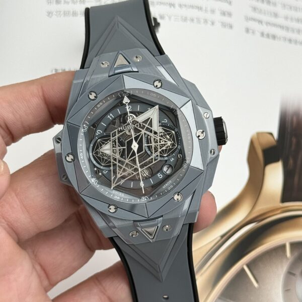 Dong Ho Hublot Big Bang Sang Bleu II Gom Xam Nha May BBF 45mm 9 1