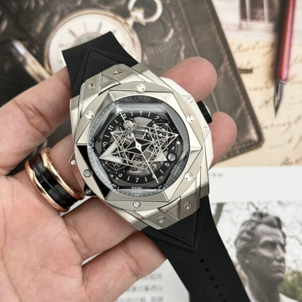 Dong Ho Hublot Big Bang Sang Bleu II Titanium Nha May BBF 45mm 2 1