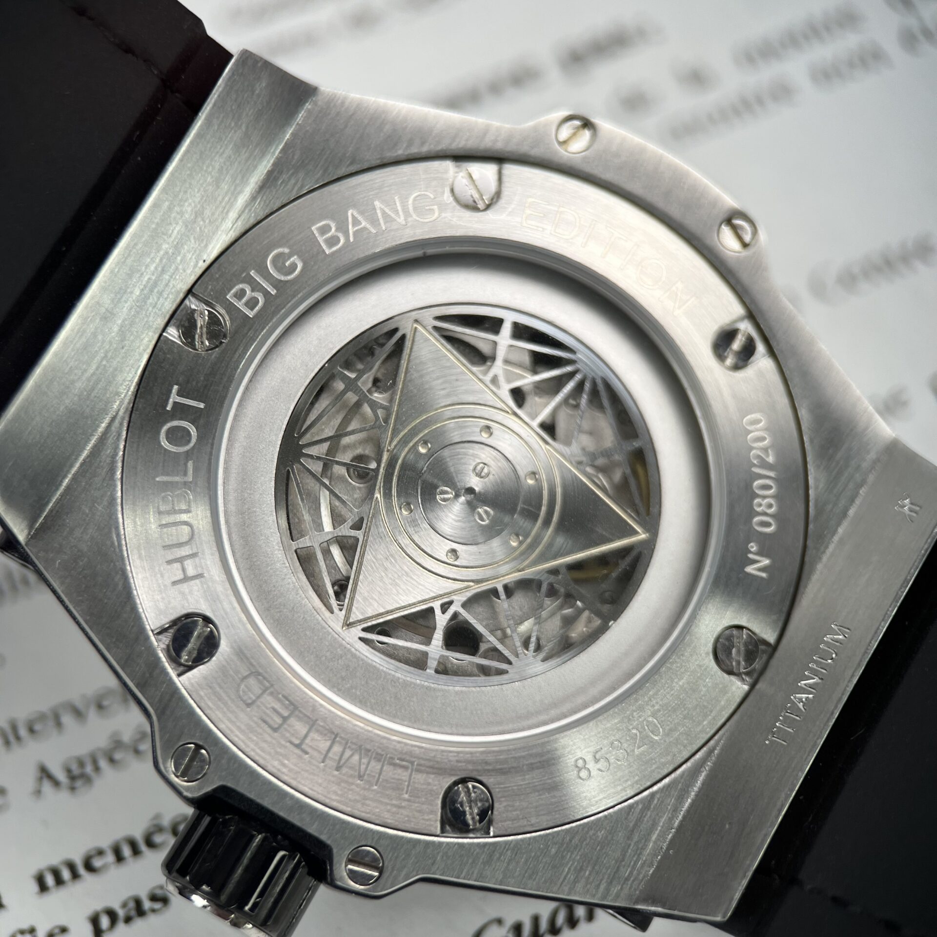 Hublot Big Bang Sang Bleu Super Clone Watch With Diamonds 45mm - Image 6