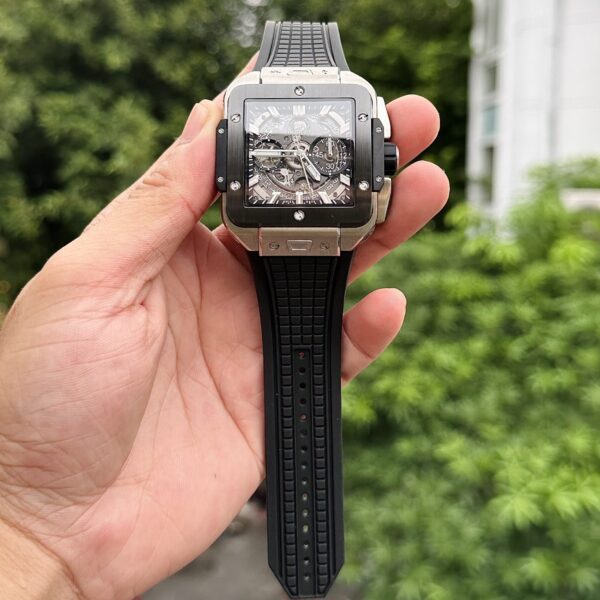 Dong Ho Hublot Big Bang Square Replica 11 Nha May BBF 42mm 2 1
