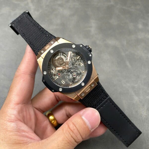 Dong Ho Hublot Big Bang Tourbillon Co Lo May Skeleton Replica Cao Cap 45mm 4 1