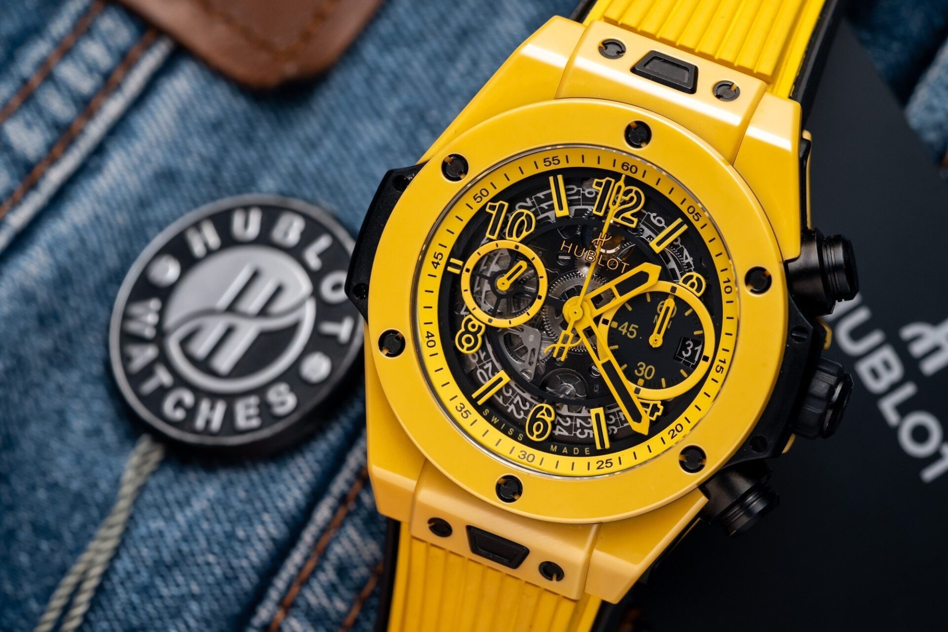 Hublot Big Bang Unico Ceramic Yellow Replica 11 Watch BBF 42mm - Image 2