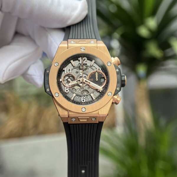 Dong Ho Hublot Big Bang Unico King Gold Che Tac Nha May BBF 42mm 1 1