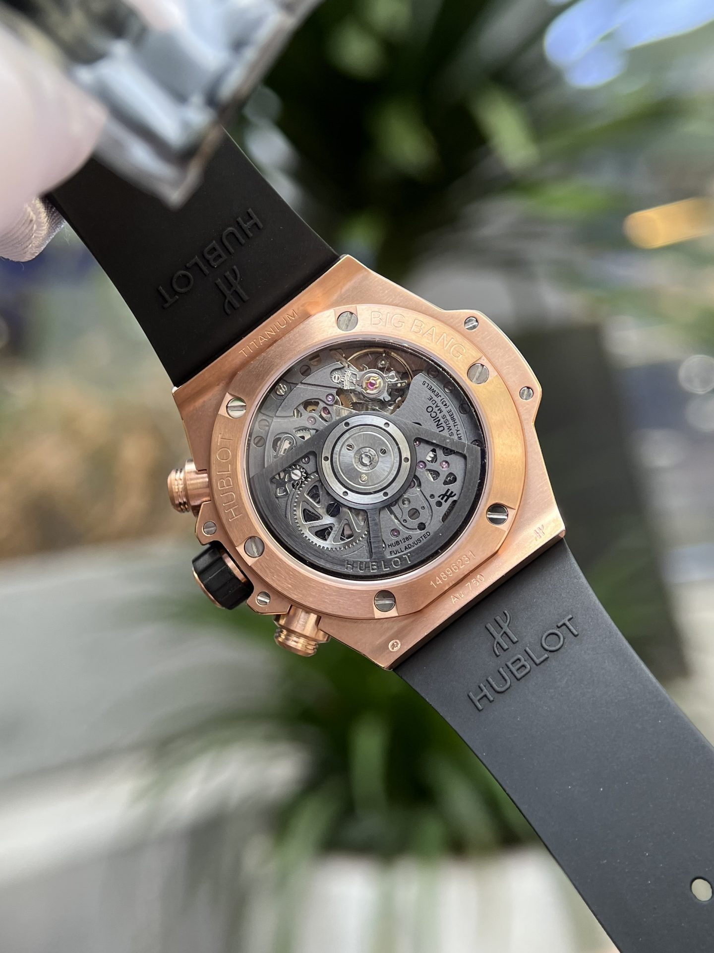 Hublot Replica Watch Big Bang Unico King Gold Rubber Strap BBF Factory 42mm - Image 5