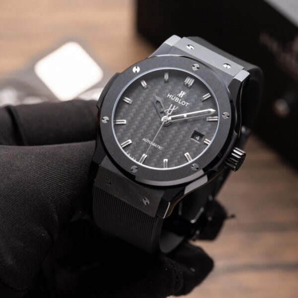 Dong Ho Hublot Ceramic Mat Carbon Replica 11 Day Cao Su GSF 42mm 5 1