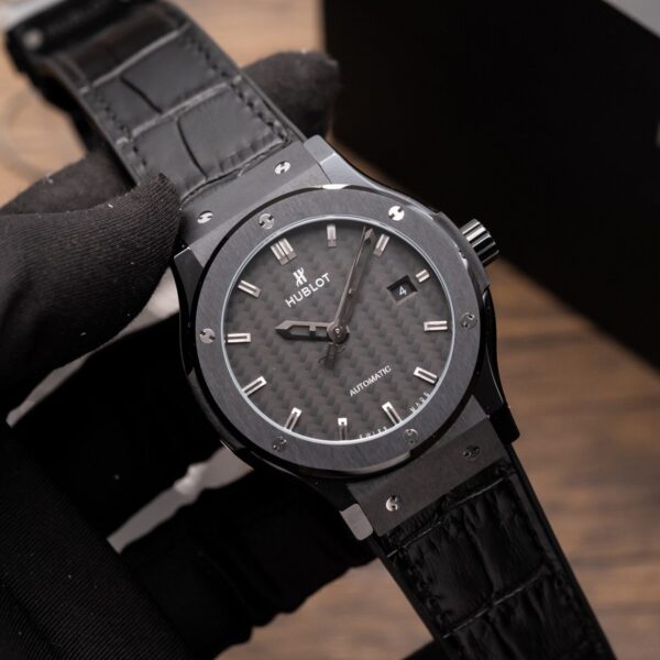 Dong Ho Hublot Ceramic Mat Carbon Replica 11 Day Da GSF 42mm 9 1