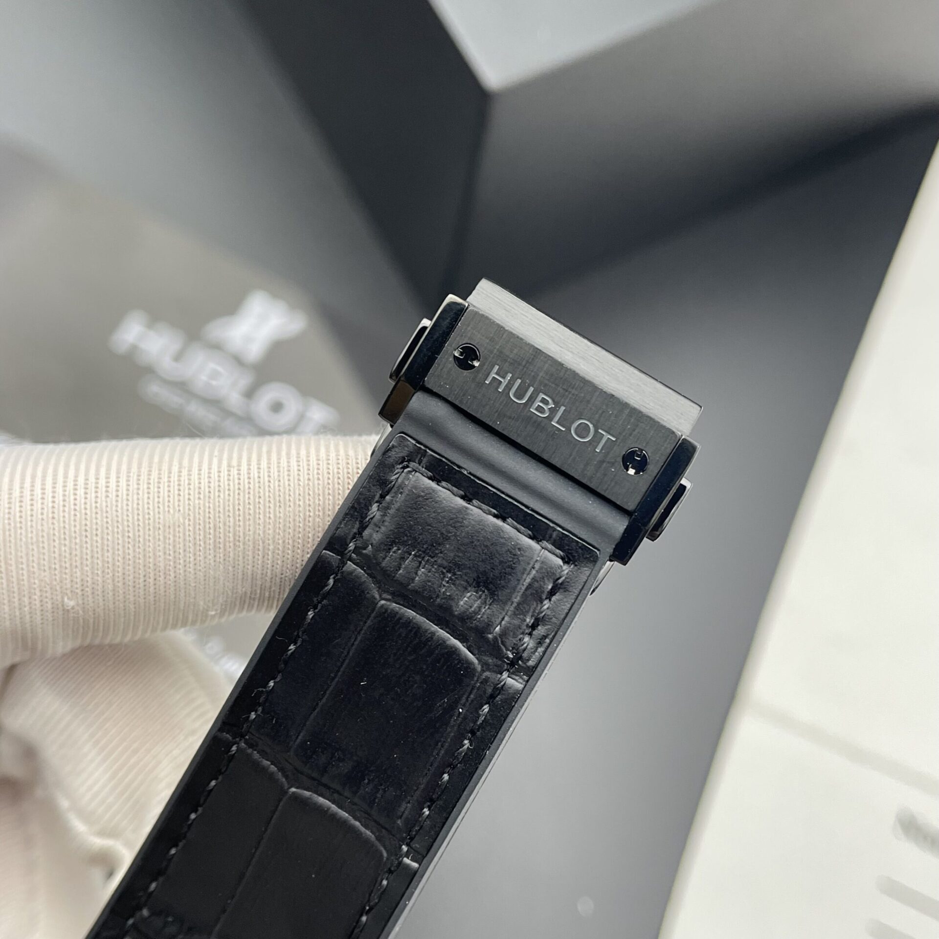 Hublot Classic Fusion Ceramic Clone Watch Black Dial HB Factory 42mm - Image 7