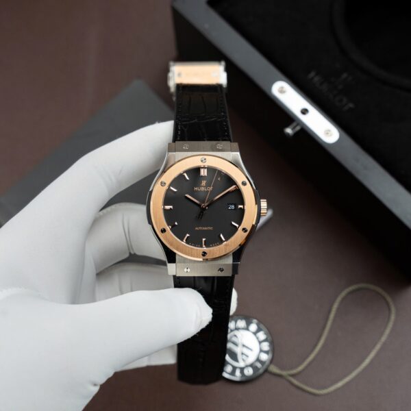 Dong Ho Hublot Classic Fusion Titanium King Gold Rep 11 May SW300 Day Da Ca Sau 42mm 10 1