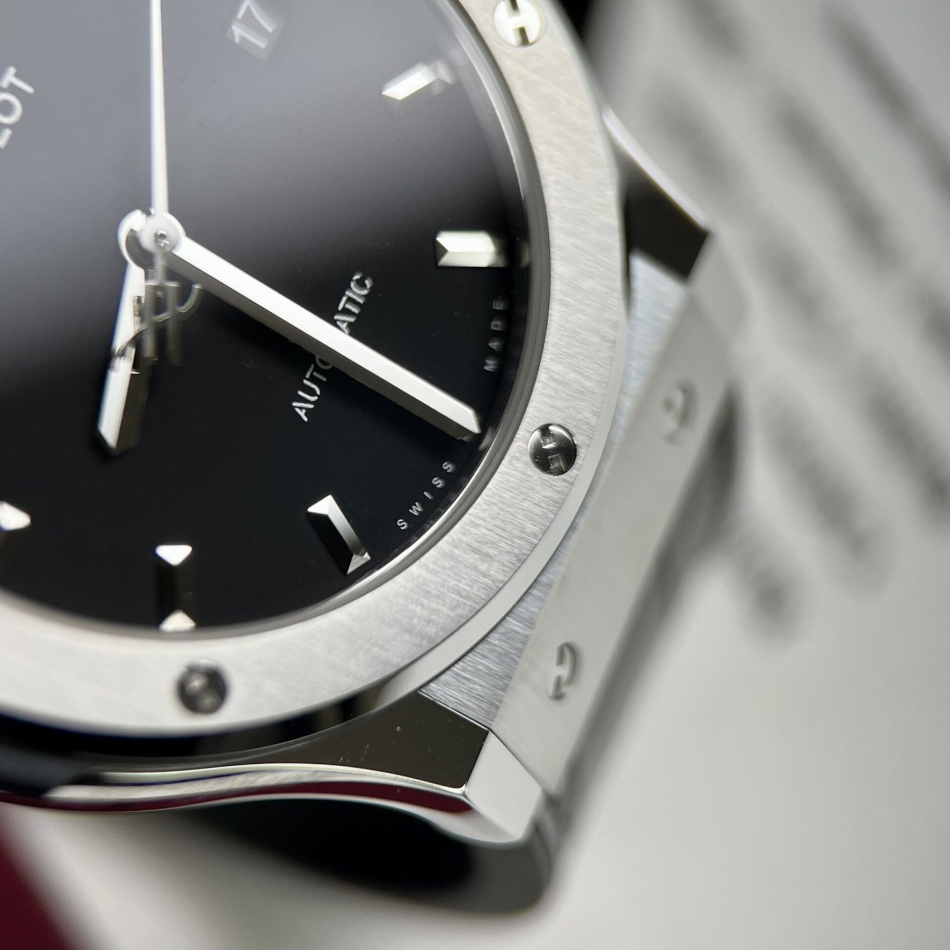 Hublot Replica Watch Classic Fusion Titanium Black Dial JJF Factory 42mm - Image 5