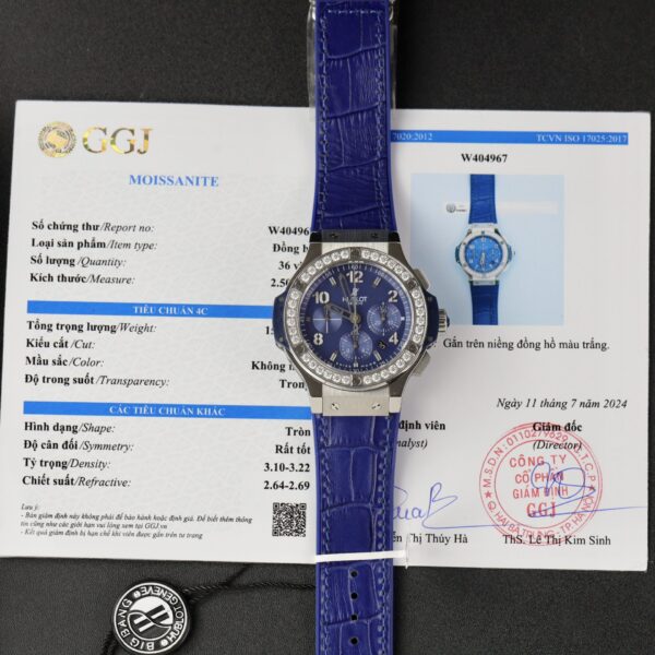 Dong Ho Hublot Dinh Kim Cuong Moissanite Big Bang Chronograph 44mm 4 1