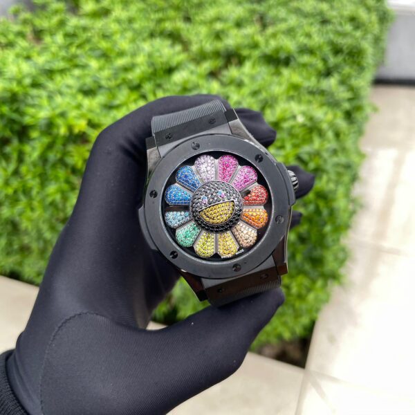 Dong Ho Hublot Nam Rep 11 Takashi Murakami Rainbow Ceramic 42mm 2 1