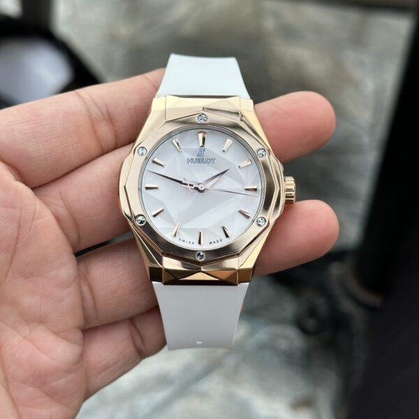 Dong Ho Hublot Orlinski King Gold Mau Trang Rep 11 APS 40mm 1 1