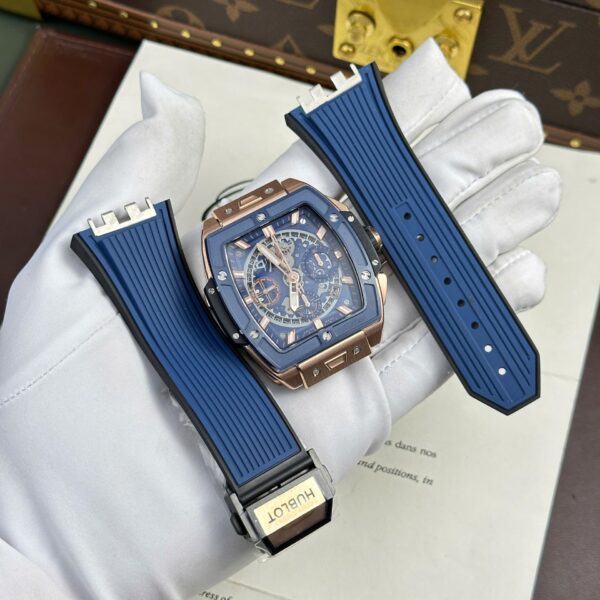 Dong Ho Hublot Spirit Of Big Bang Replica 11 Vien Gom Xanh Blue Nha May BBF 42mm 7 1