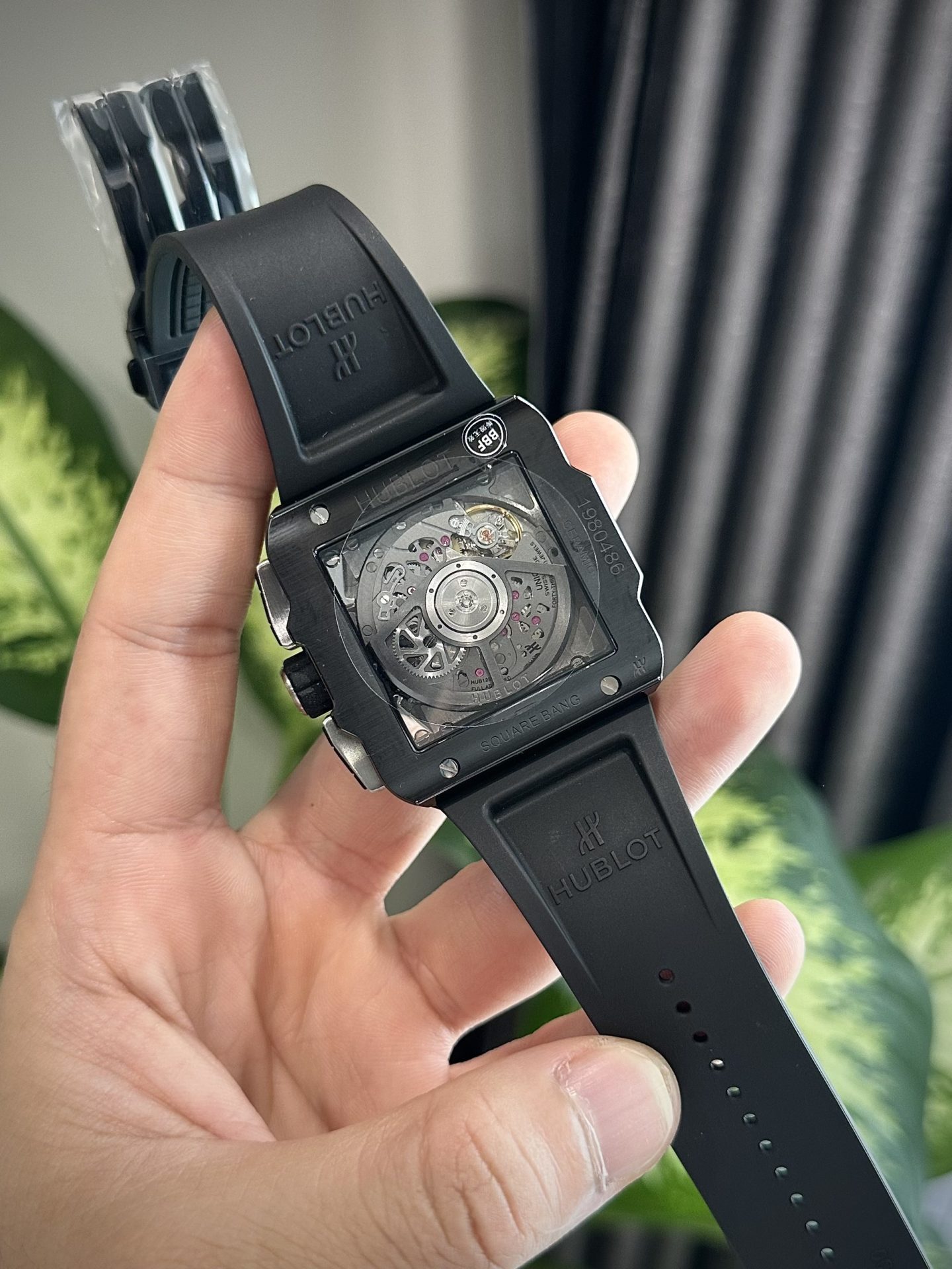 Hublot Replica Watch Square Bang Unico Ceramic Black BBF Factory 42mm - Image 5