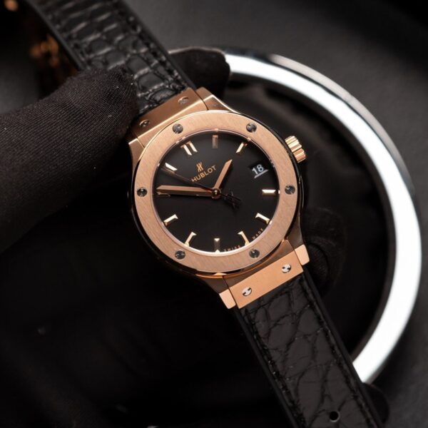 Dong Ho Nu Hublot Classic Fusion King Gold Replica 33mm 6 1