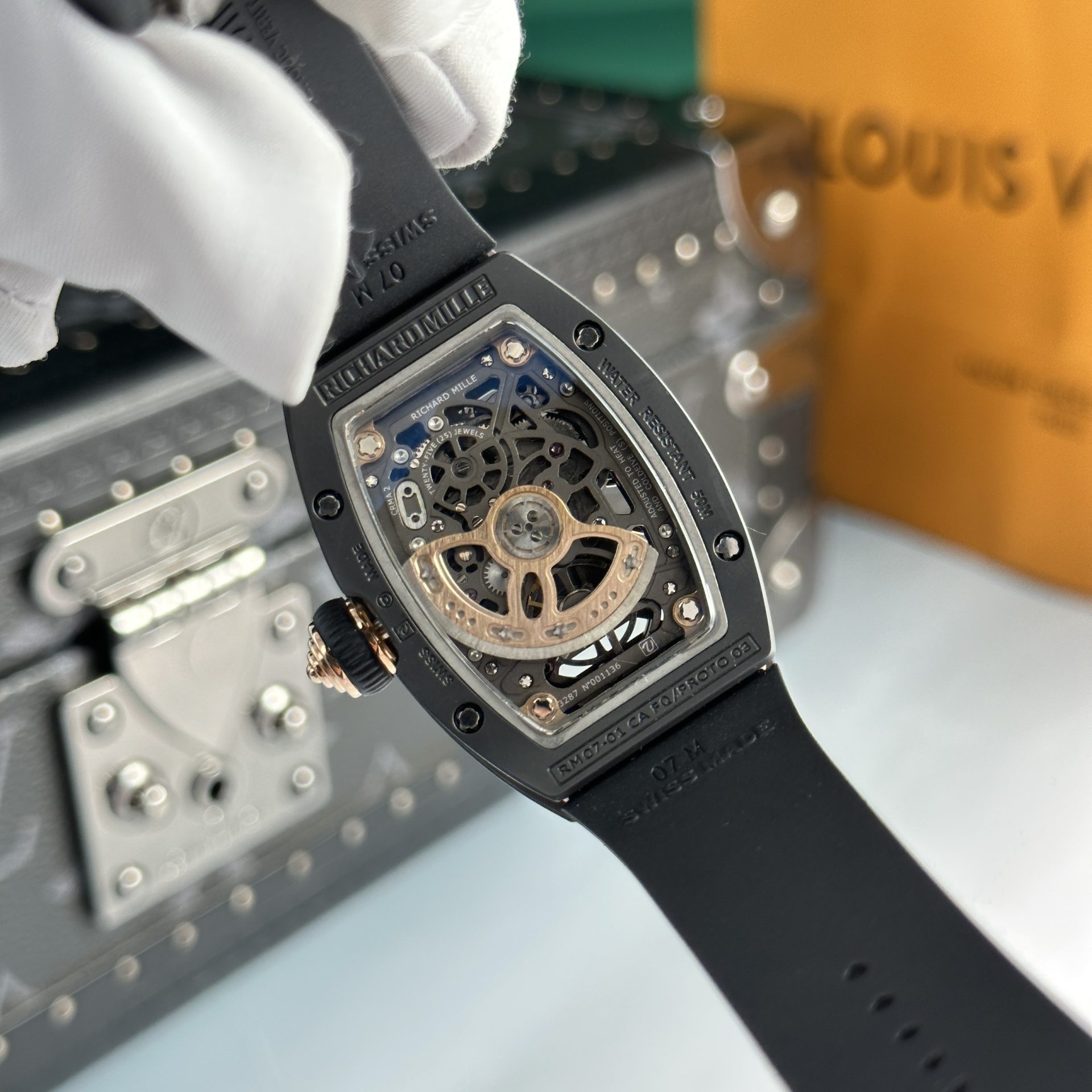 Richard Mille Best Super Clone Watch RM07 Black Ceramic 36mm - Image 8