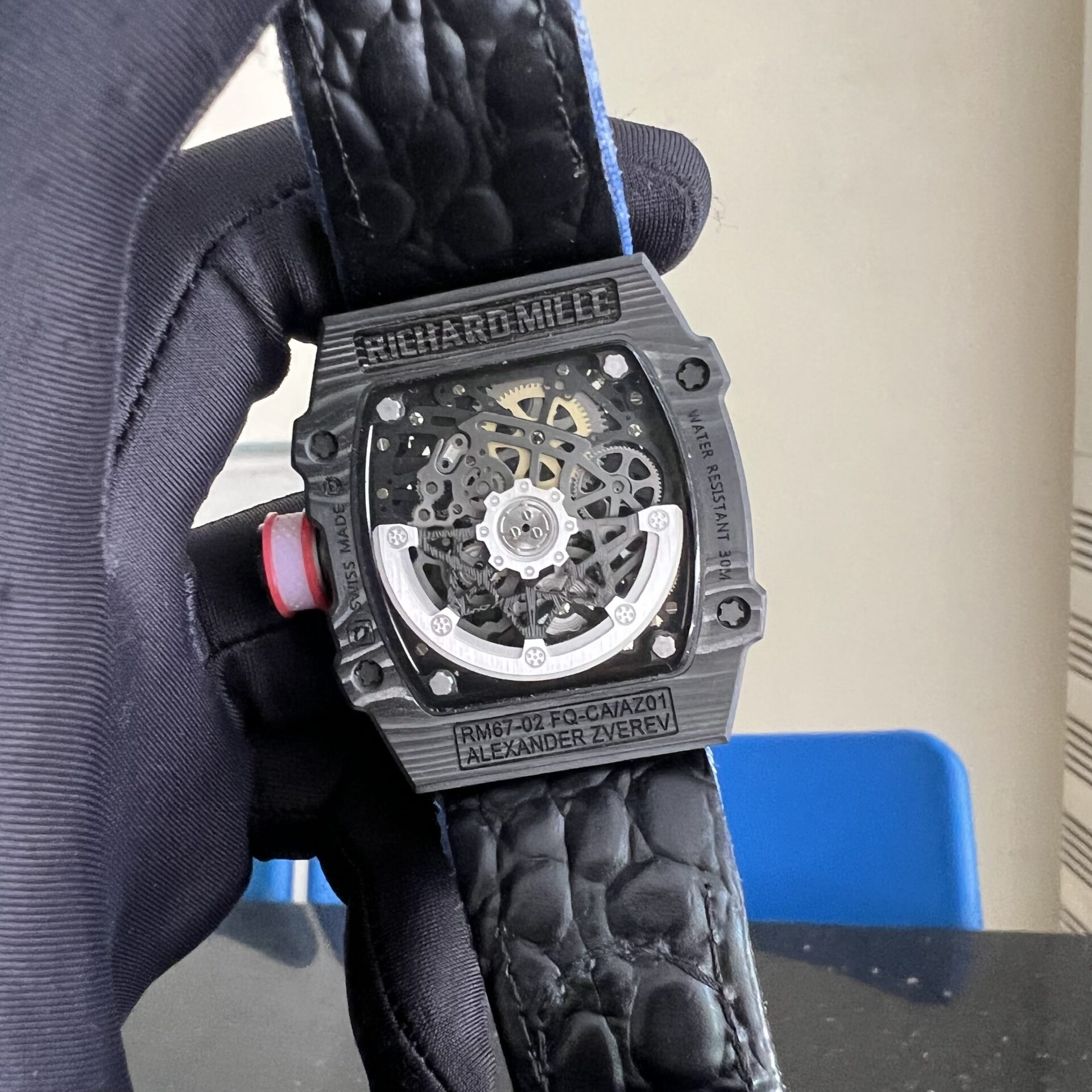 Richard Mille Super Clone Watch RM67-02 Carbon Shell Automatic 39x48mm - Image 7