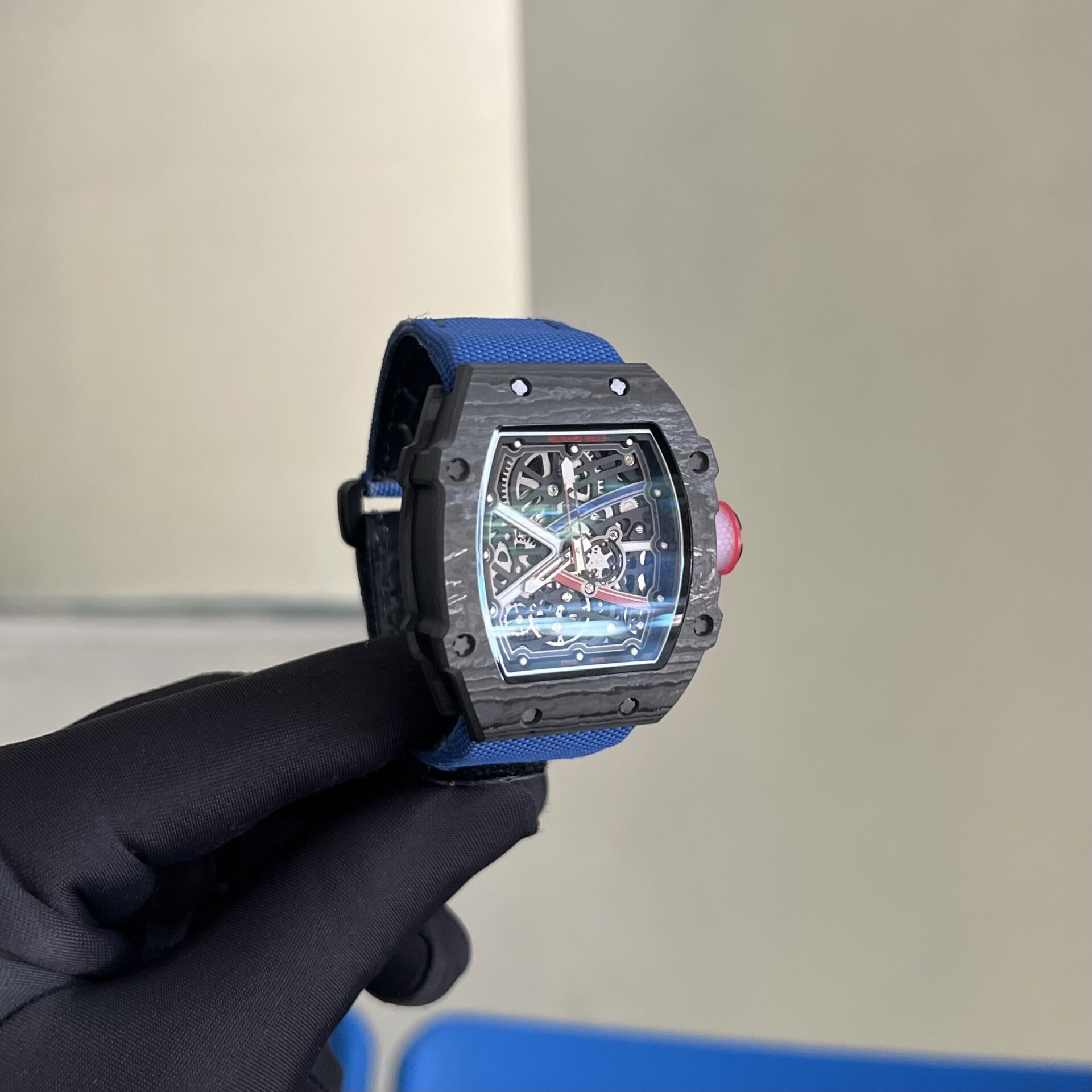Richard Mille Super Clone Watch RM67-02 Carbon Shell Automatic 39x48mm - Image 5