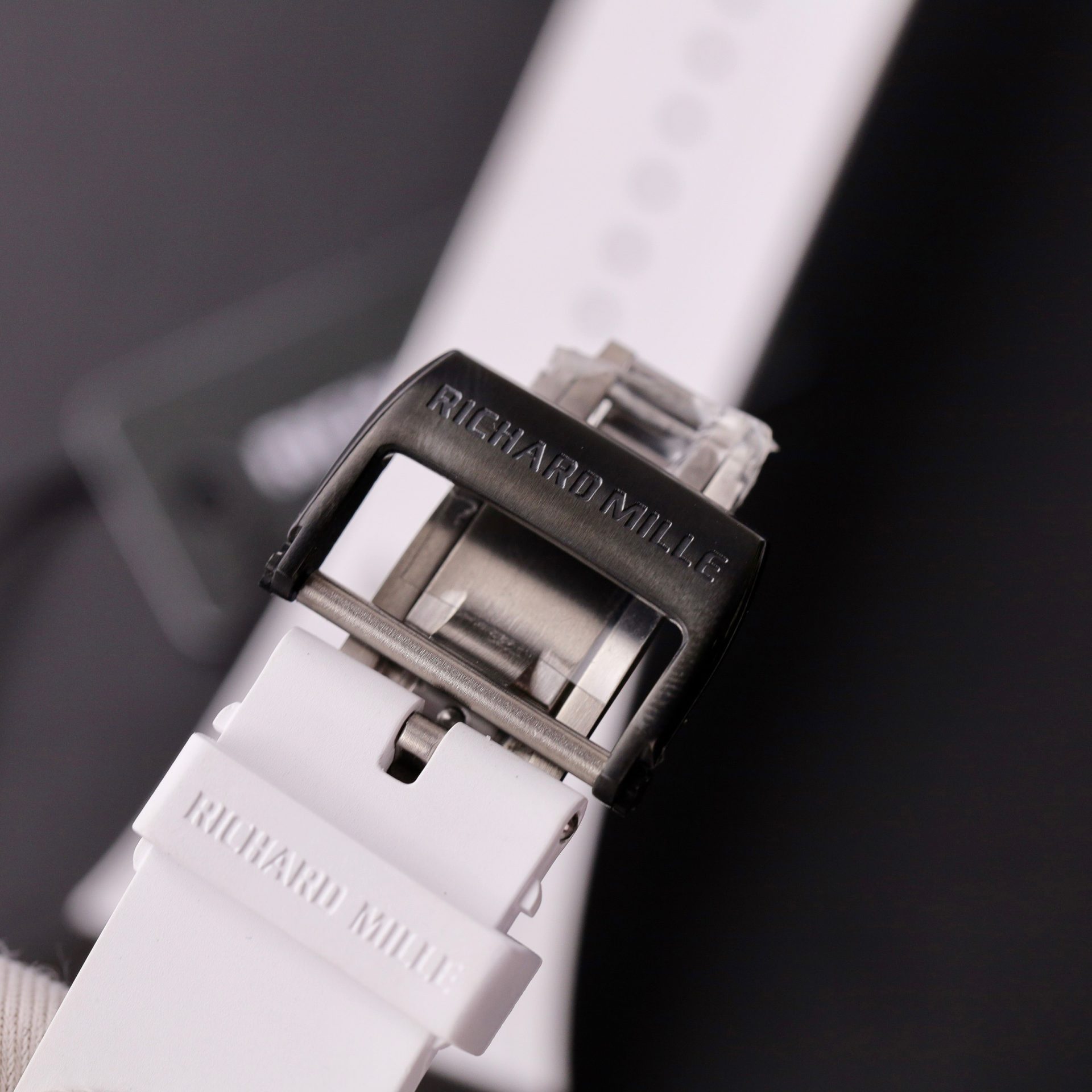 Richard Mille Super Clone Watch RM35-01 Carbon Rubber Strap BBR Factory 44mm - Image 9