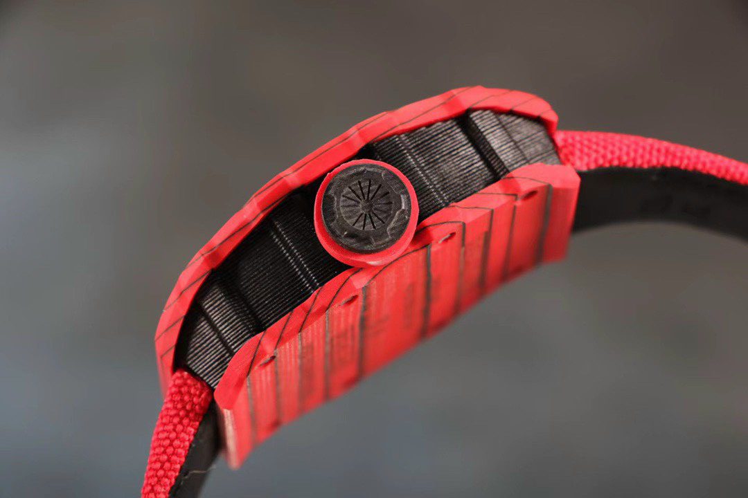 Richard Mille Best Super Clone Watch RM12-01 Tourbillon Carbon Red 40mm - Image 6
