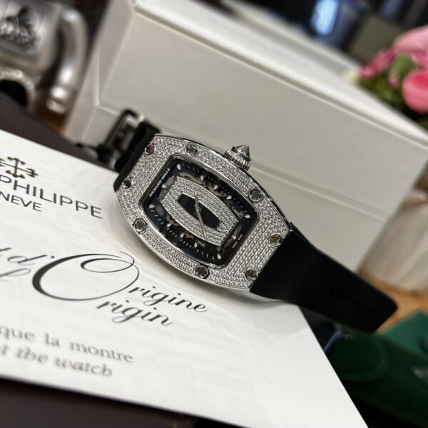 Dong Ho Richard Mille RM007 Replica 11 Mau Den Nu Dinh Da 36mm 5 1