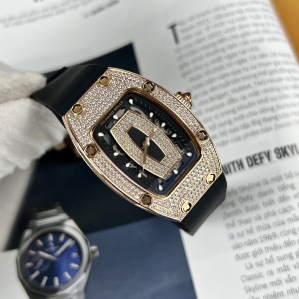 Dong Ho Richard Mille RM007 Replica 11 Rose Gold Dinh Full Da 36mm 2 1