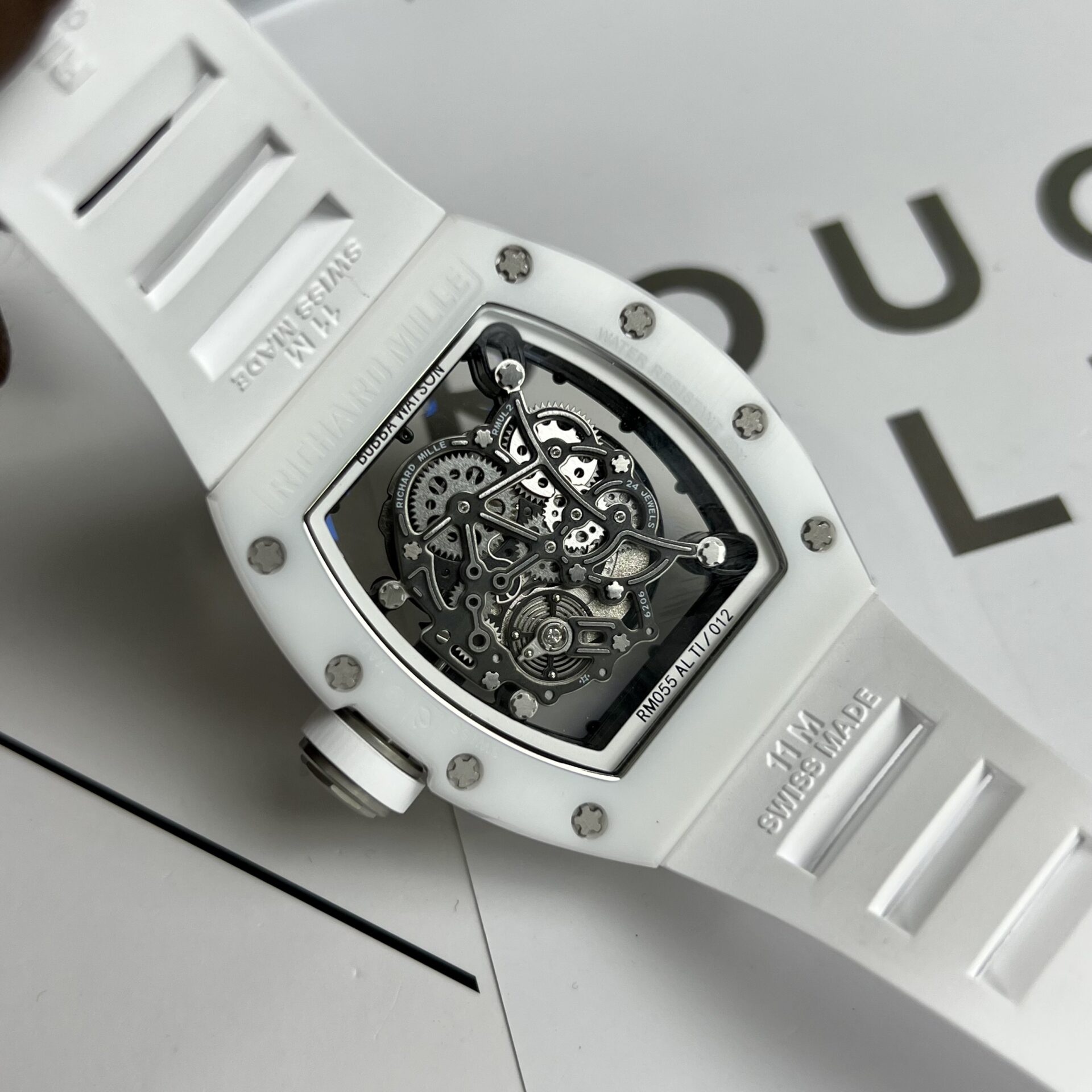 Richard Mille RM055 White High Quality Super Clone Watch 45mm - Image 5
