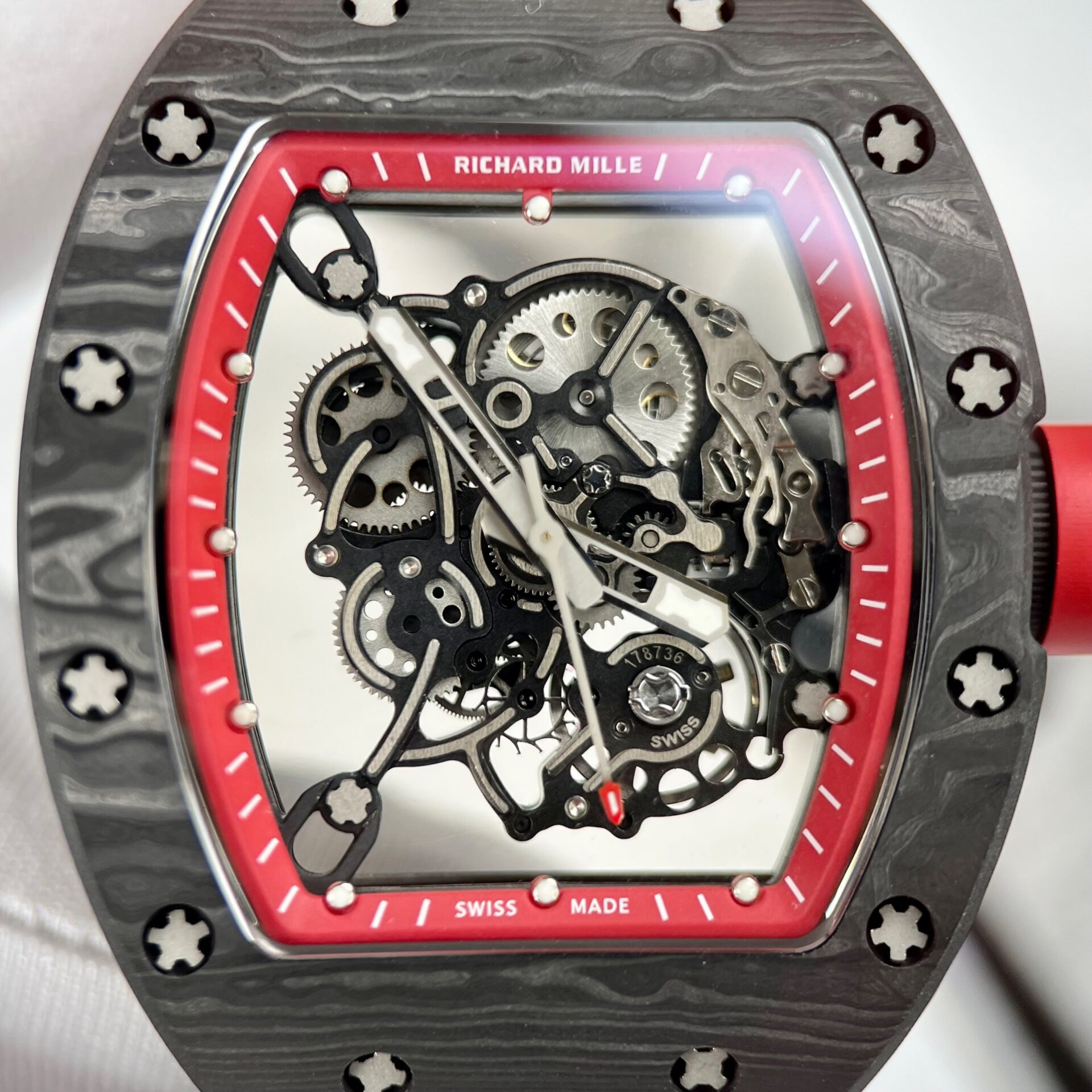 Richard Mille RM055 Super Clone 1:1 Watch Black BBR Factory 45mm - Image 3