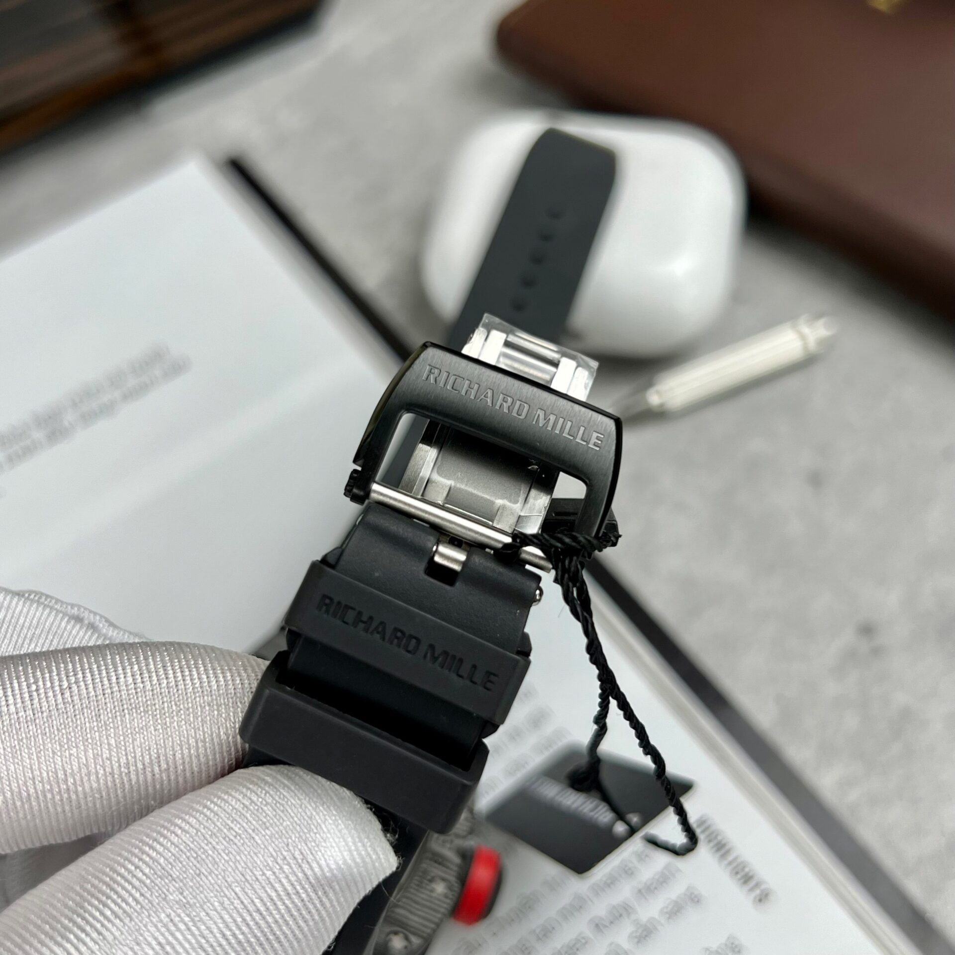 Richard Mille RM055 Super Clone 1:1 Watch Black BBR Factory 45mm - Image 9