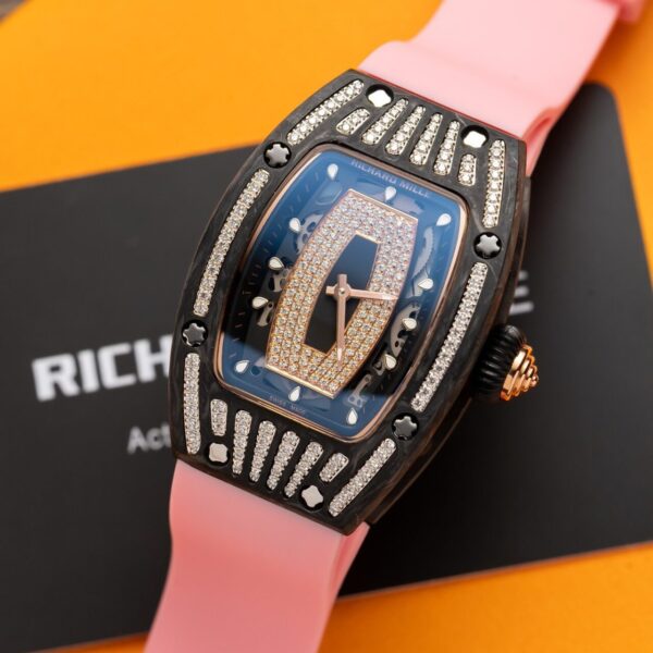 Dong Ho Richard Mille RM07 01 Carbon Dinh Da Mau Hong 36mm 1 1